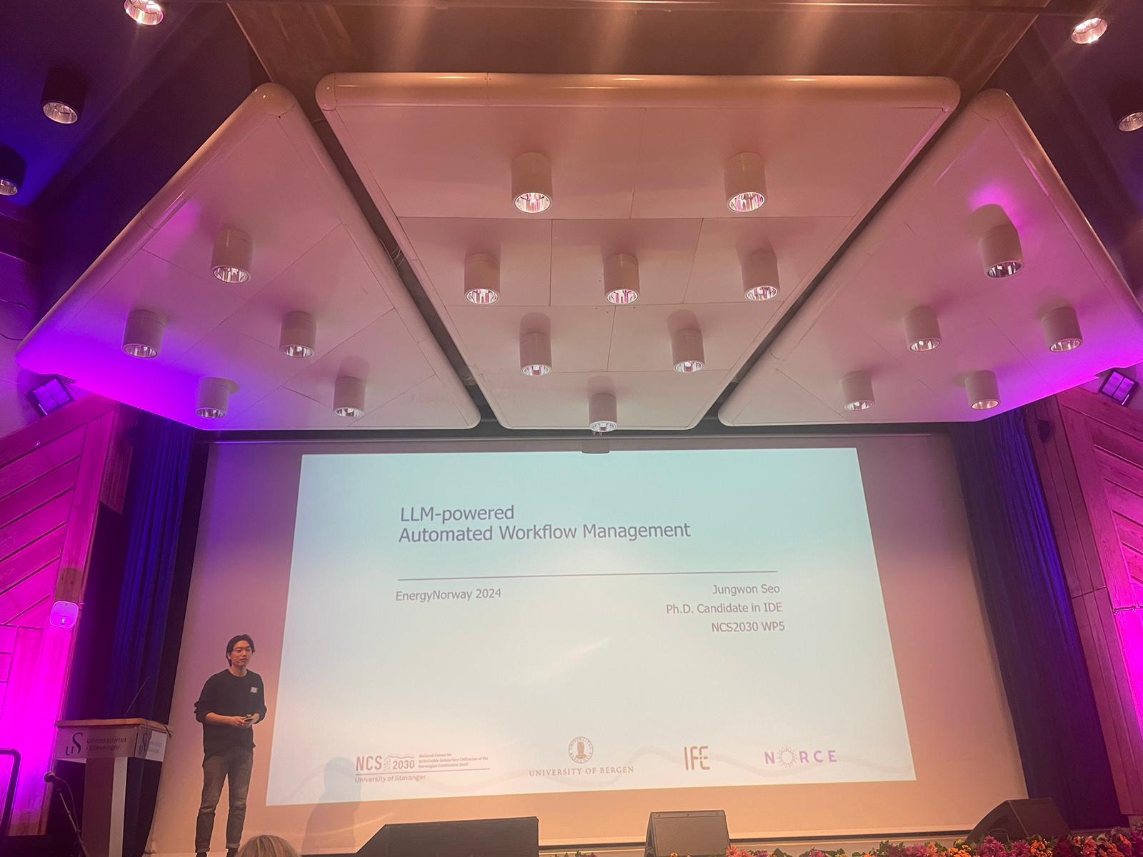 Energy Norway 2024 demo presentation: LLM-powered automated workflow management